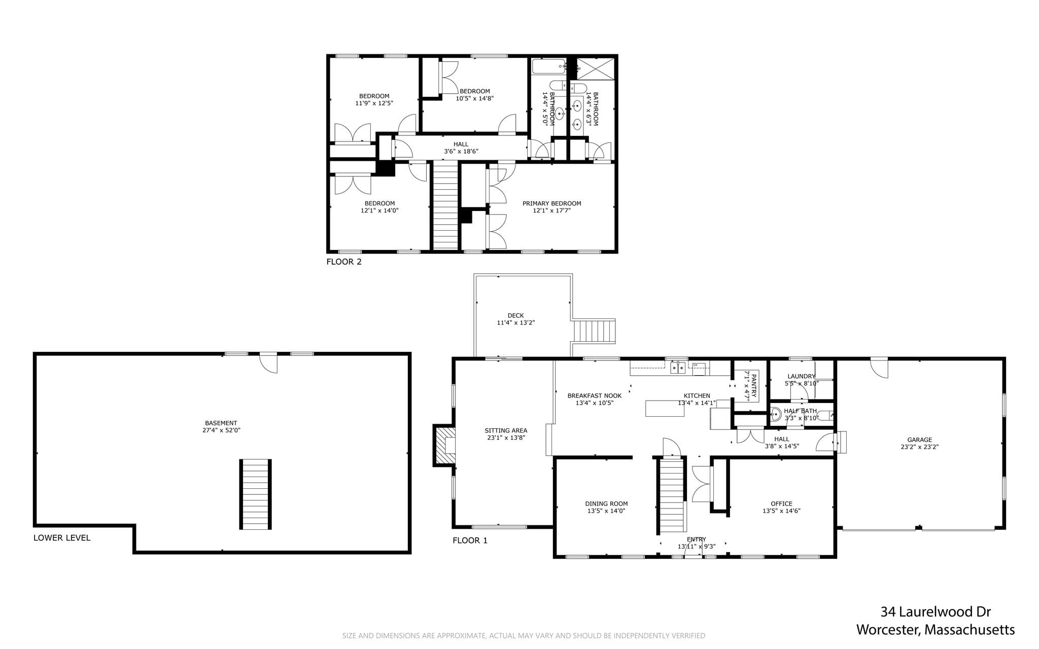 Single Family Residence at 34 Laurelwood Dr, Worcester MA 01605, photo 40 of 40