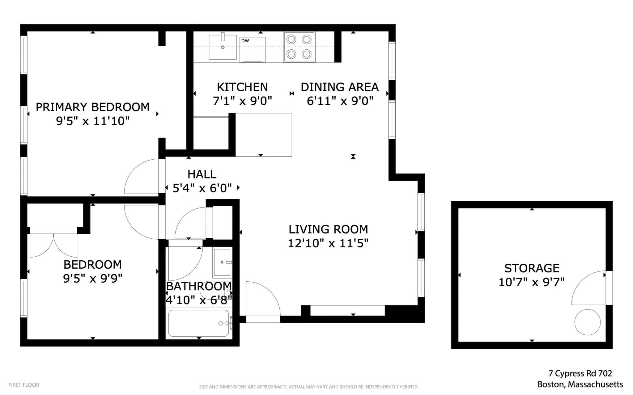 Condominium at 7 Cypress Rd # 702, Boston MA 02135, Boston, photo 16 of 21