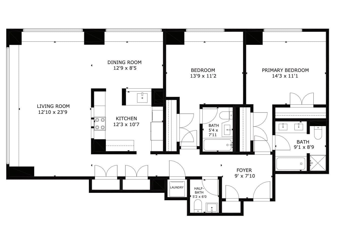 Condominium at 2 Avery Street # 35H, Boston MA 02111, Boston, photo 17 of 17