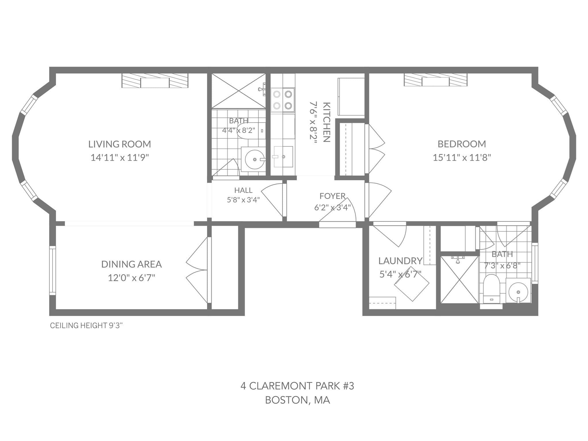 Condominium at 4 Claremont Park # 3, Boston MA 02118, Boston, photo 25 of 25