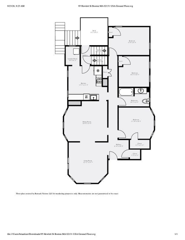 Condominium at 95 Hewlett St # 1, Boston MA 02131, Boston, photo 25 of 25