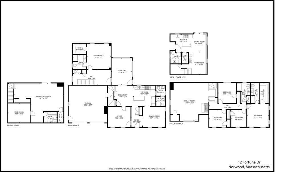Single Family Residence at 12 Fortune Drive, Norwood MA 02062, Norwood, photo 40 of 40
