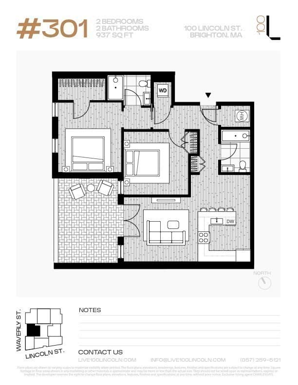 Condominium at 100 Lincoln Street # 301, Boston MA 02135, Boston, photo 21 of 28