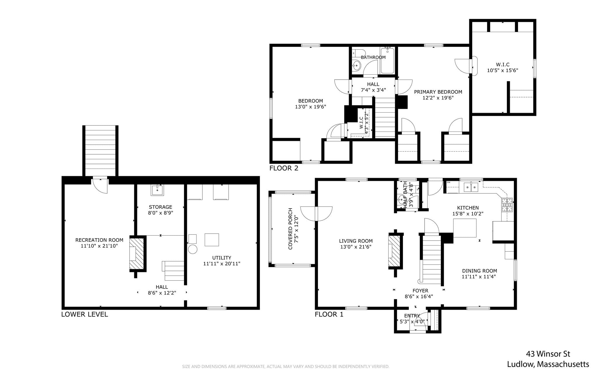 Single Family Residence at 43 Winsor St, Ludlow MA 01056, Ludlow, photo 40 of 40