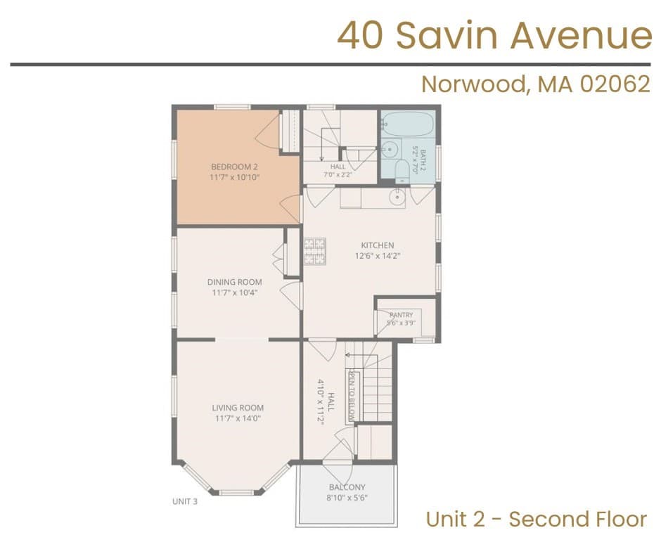 3 Family at 40-40 1/2 Savin Avenue, Norwood MA 02062, Norwood, photo 38 of 42