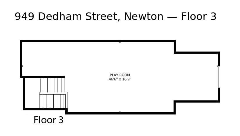 Single Family Residence at 949 Dedham St, Newton MA 02459, photo 34 of 34