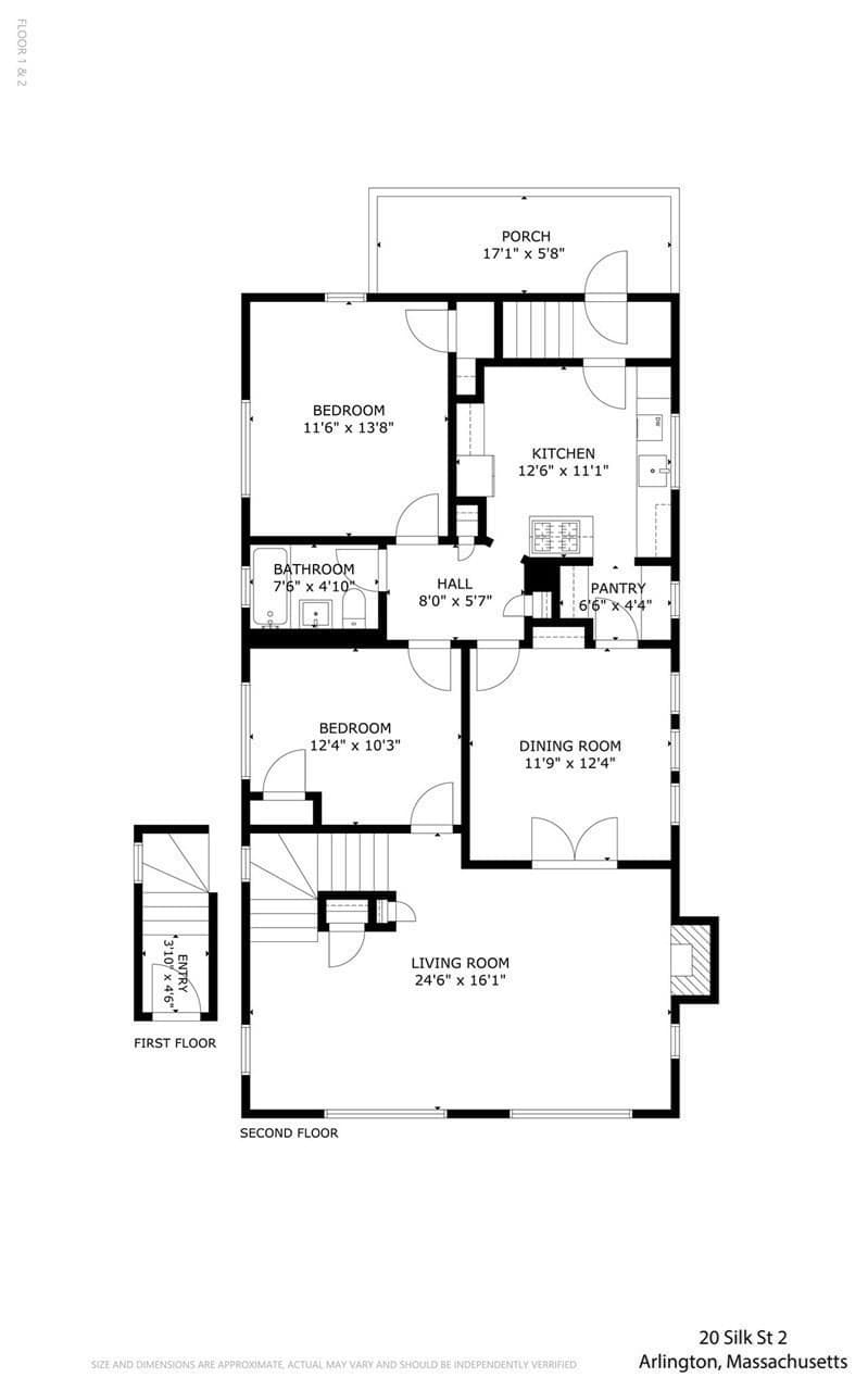 Condominium at 20 Silk St # 2, Arlington MA 02474, photo 34 of 36