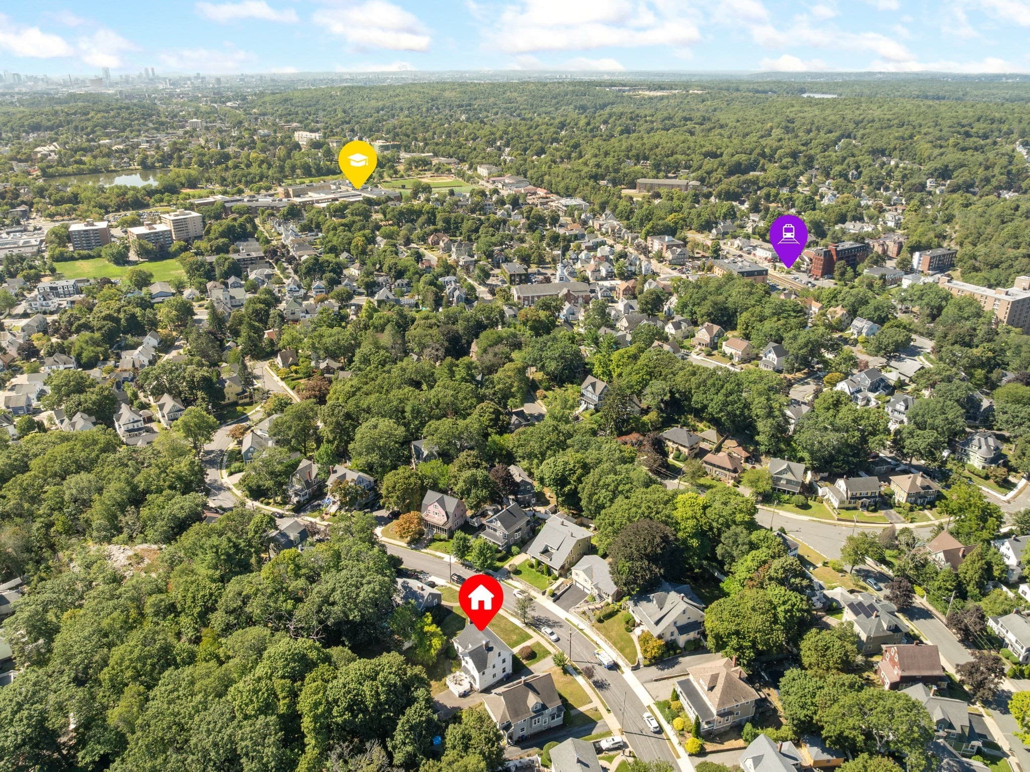 Single Family Residence at 57 Nowell Rd, Melrose MA 02176, Melrose, photo 41 of 42