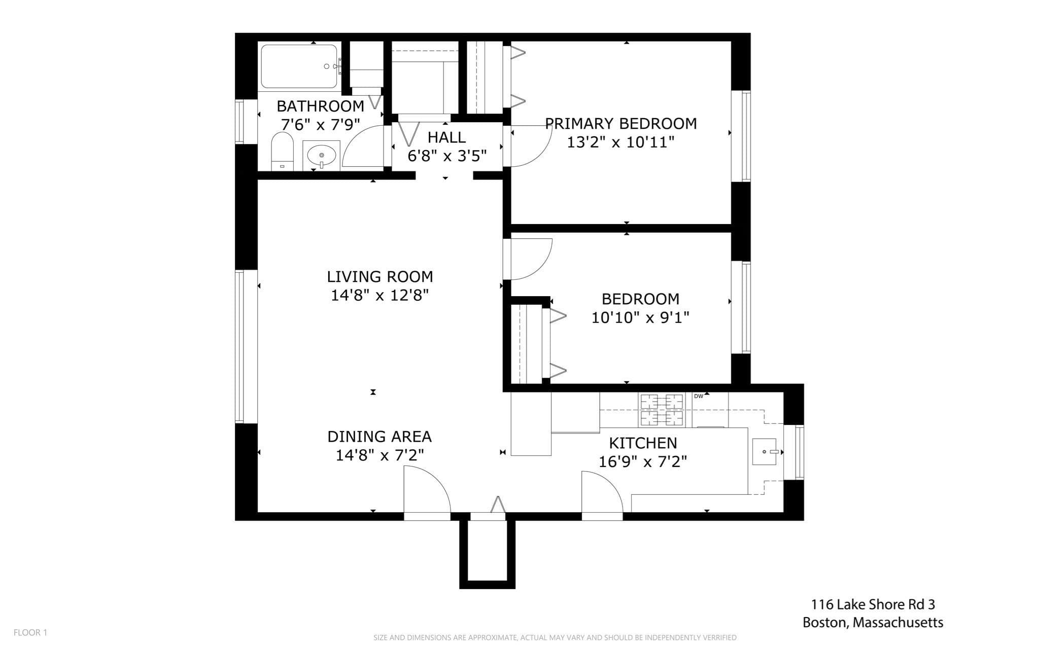Condominium at 116 Lake Shore # 3, Boston MA 02135, Boston, photo 25 of 25