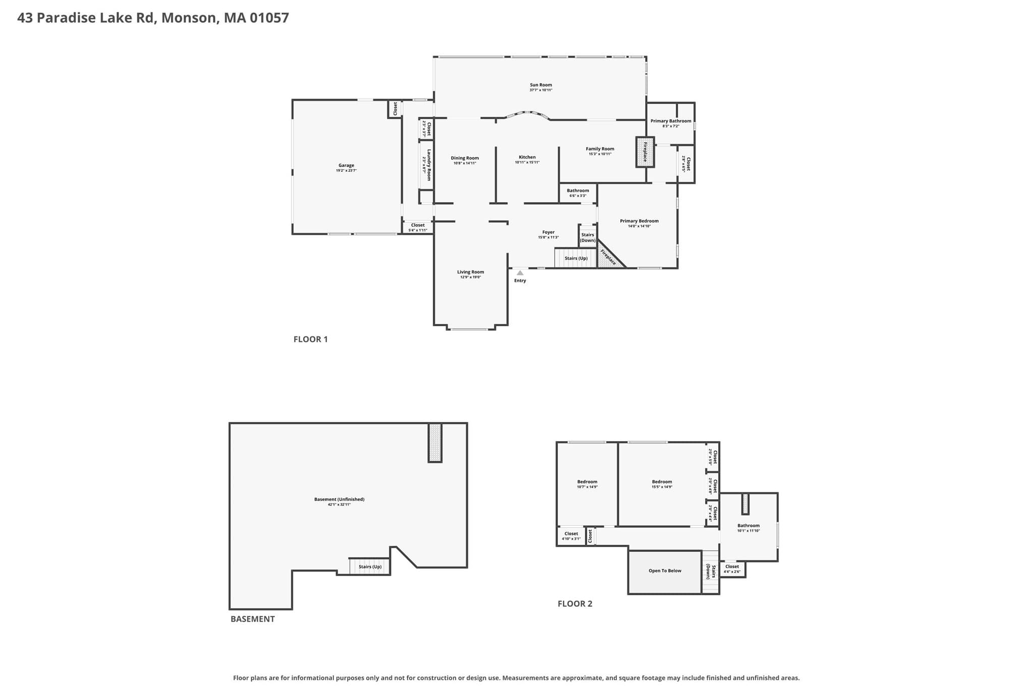 Single Family Residence at 43 Paradise Lake Rd, Monson MA 01057, Monson, photo 42 of 42