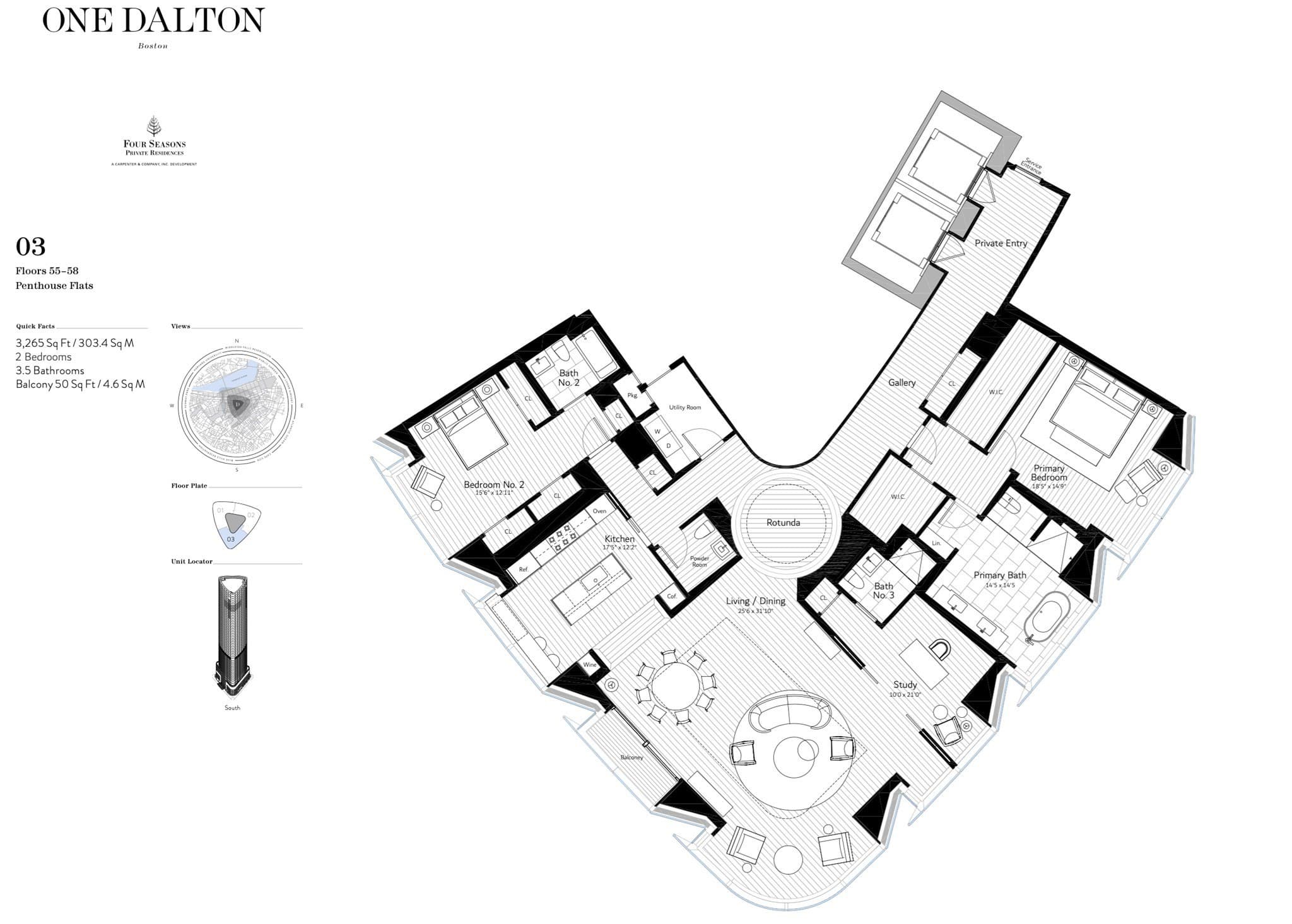 Condominium at 1 Dalton St # 5603, Boston MA 02115, Boston, photo 14 of 22