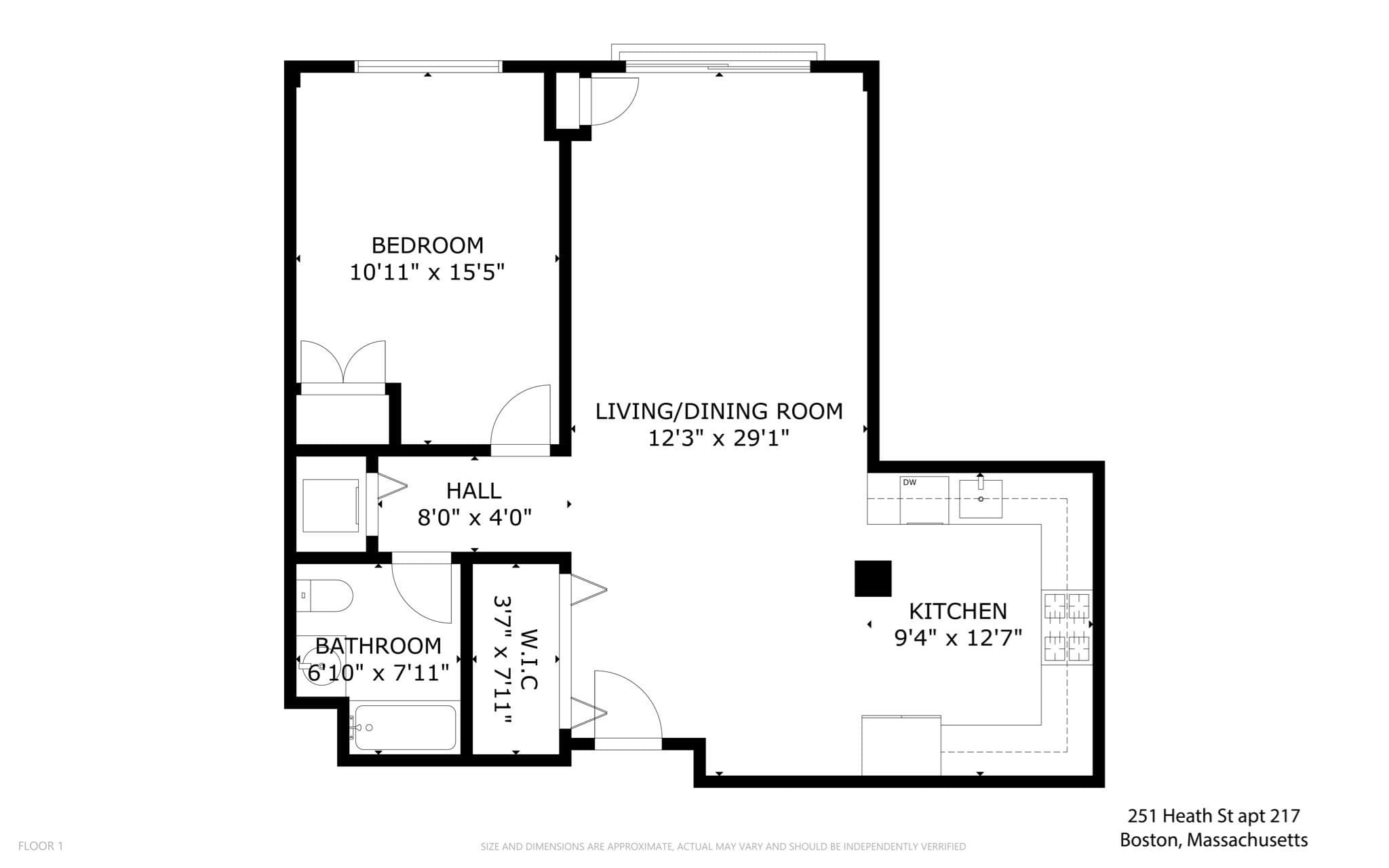 Condominium at 251 Heath St # 217, Boston MA 02130, Boston, photo 23 of 23