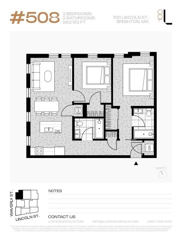 Condominium at 100 Lincoln Street # 508, Boston MA 02135, Boston, photo 39 of 39