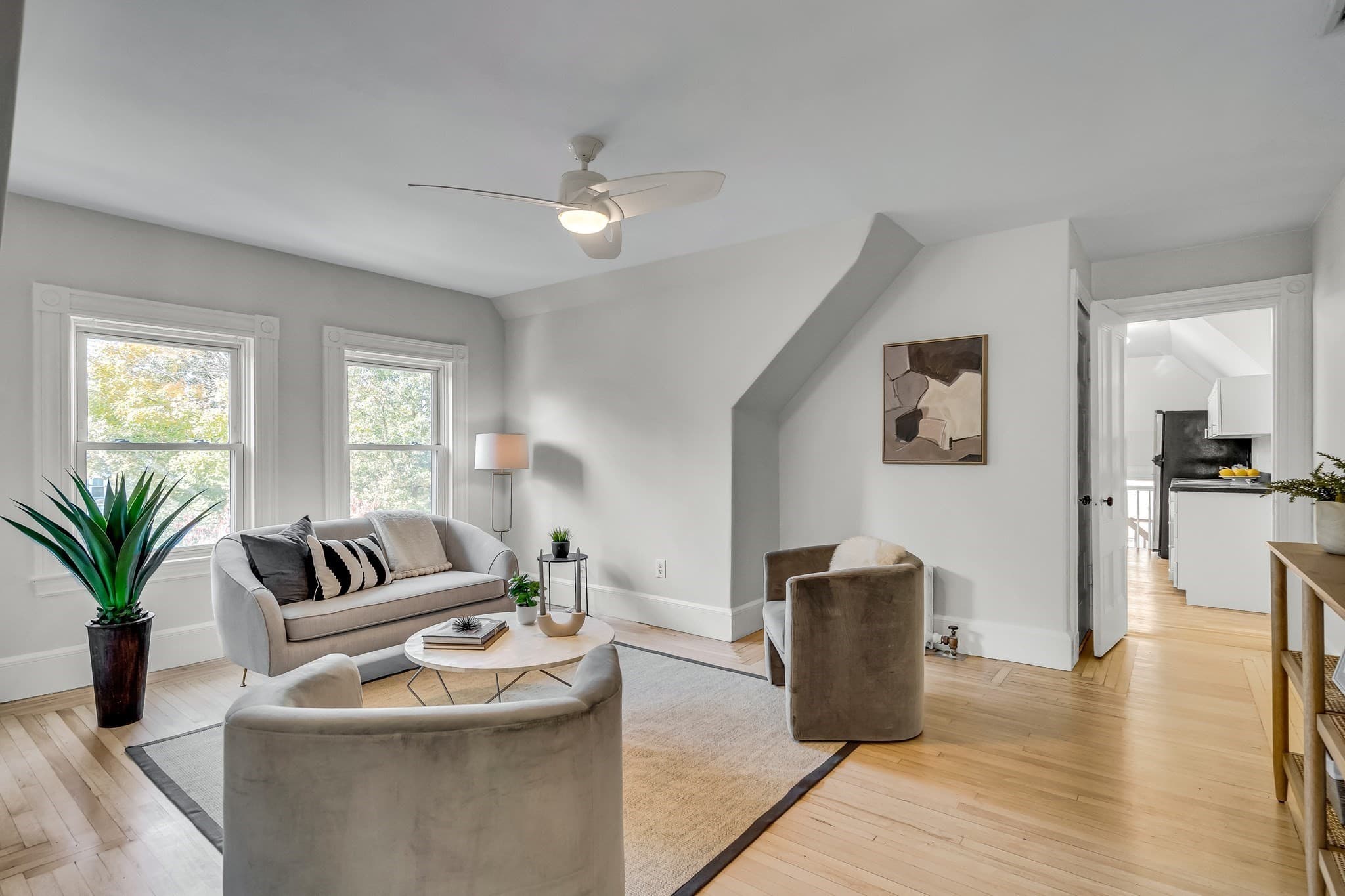 Condominium at 9-11 Claflin Place # 3, Newton MA 02460, photo 4 of 19
