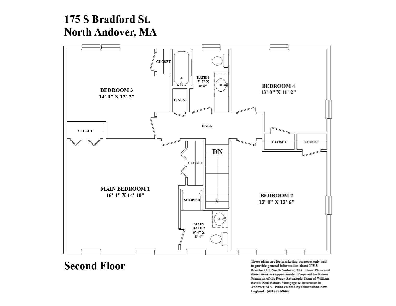 Single Family Residence at 175 S. Bradford Street, North Andover MA 01845, North Andover, photo 41 of 42
