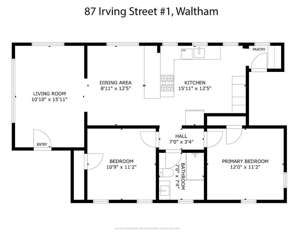 Condominium at 87 Irving St # 1, Waltham MA 02451, Waltham, photo 15 of 15