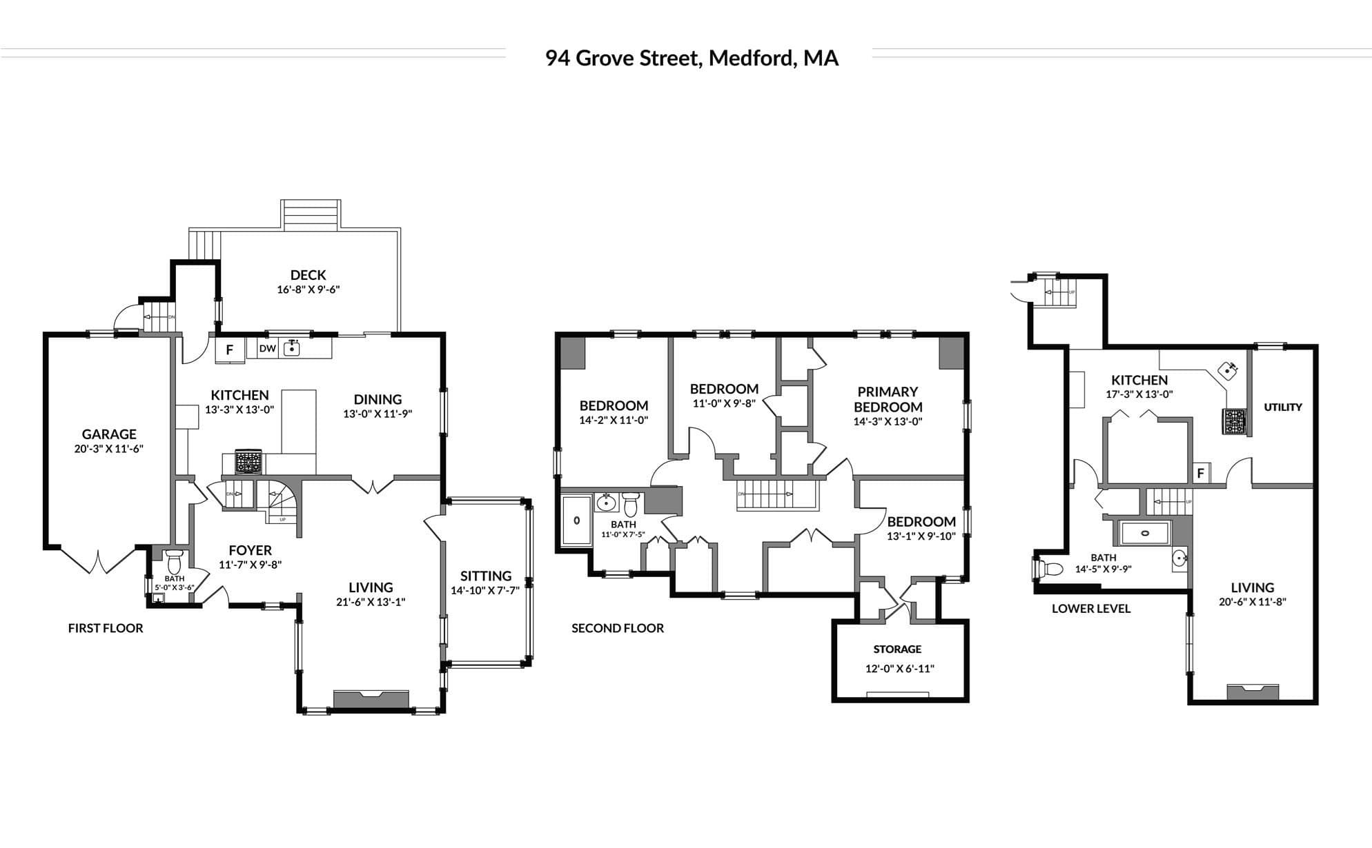 Single Family Residence at 94 Grove Street, Medford MA 02155, Medford, photo 42 of 42