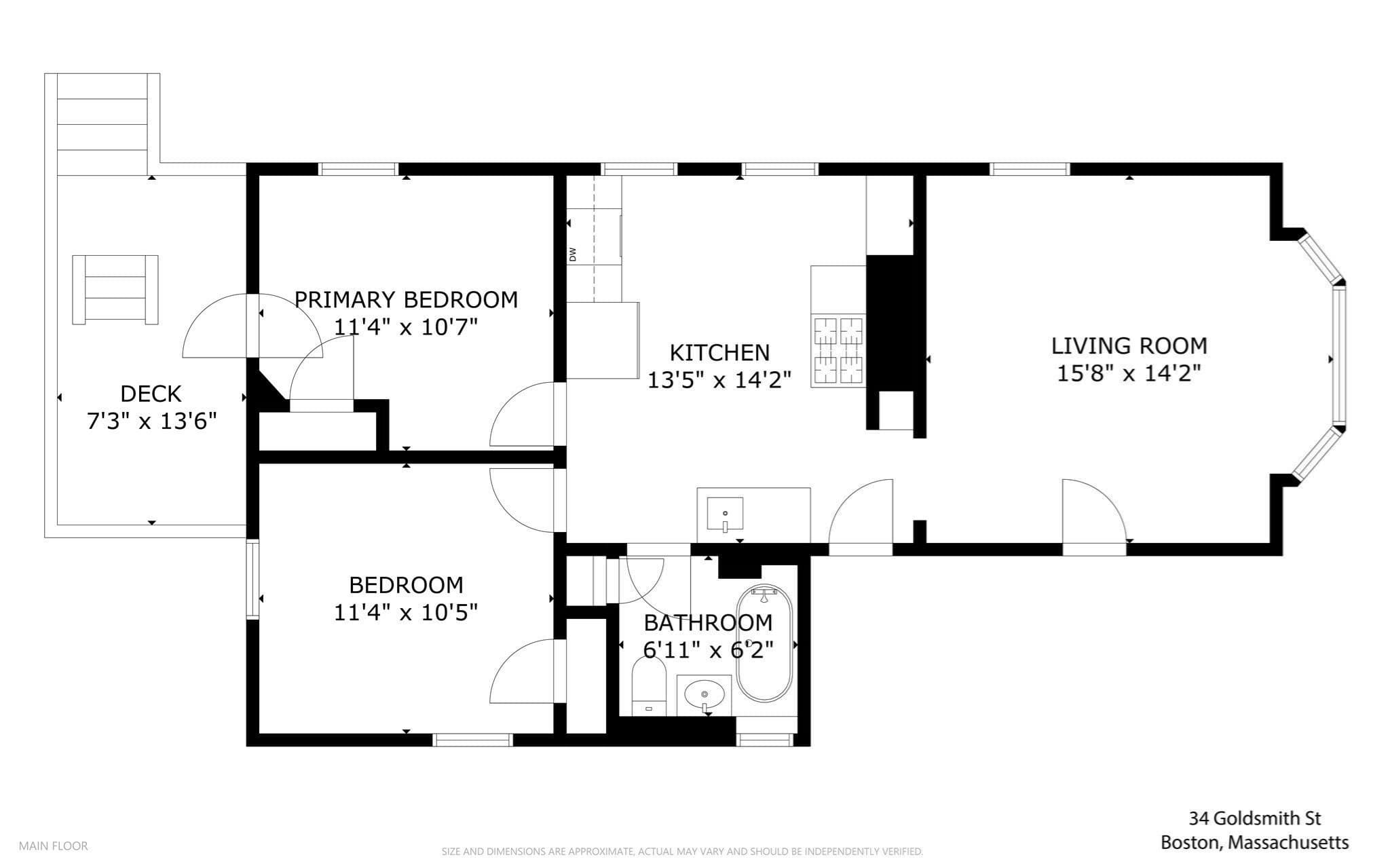 Condominium at 34 Goldsmith St # 1, Boston MA 02130, Boston, photo 36 of 39