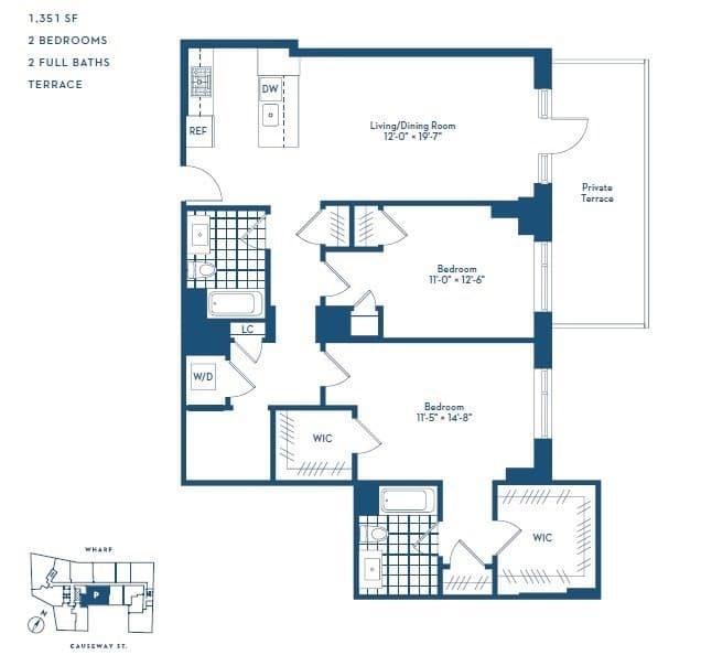 Condominium at 100 Lovejoy Wharf # P, Boston MA 02114, Boston, photo 2 of 22