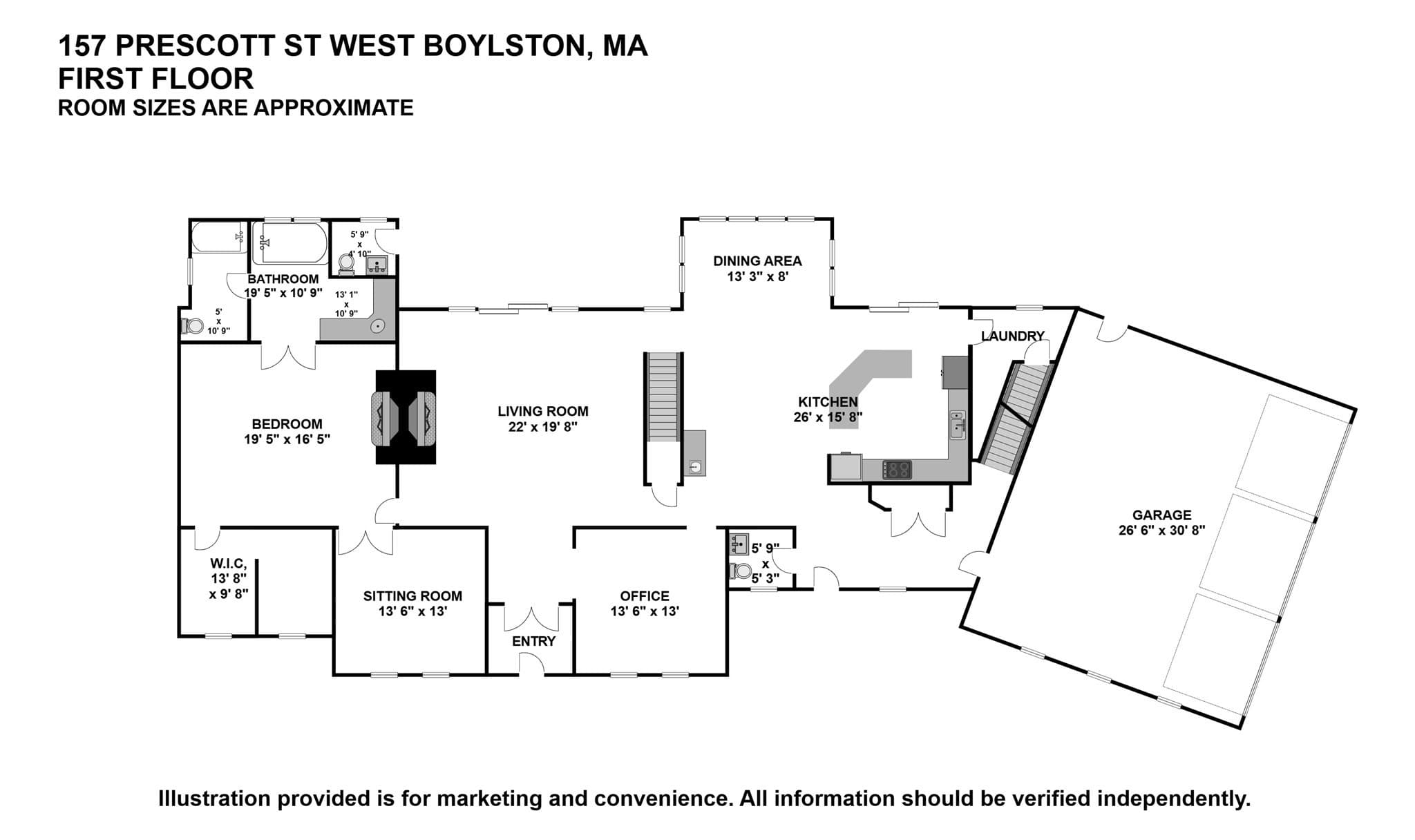 Single Family Residence at 157 Prescott St, West Boylston MA 01583, West Boylston, photo 41 of 42