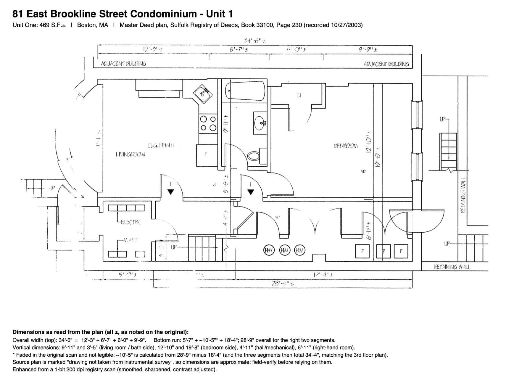 Condominium at 81 E Brookline St # 1, Boston MA 02118, photo 23 of 23
