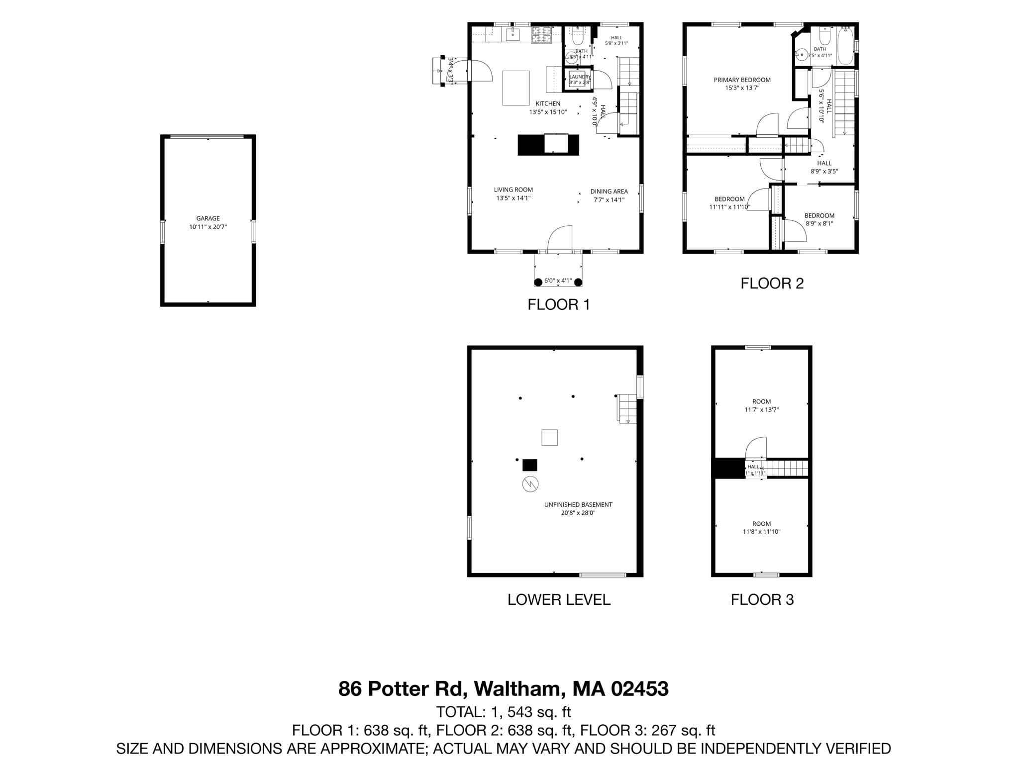 Single Family Residence at 86 Potter Rd, Waltham MA 02453, photo 32 of 32