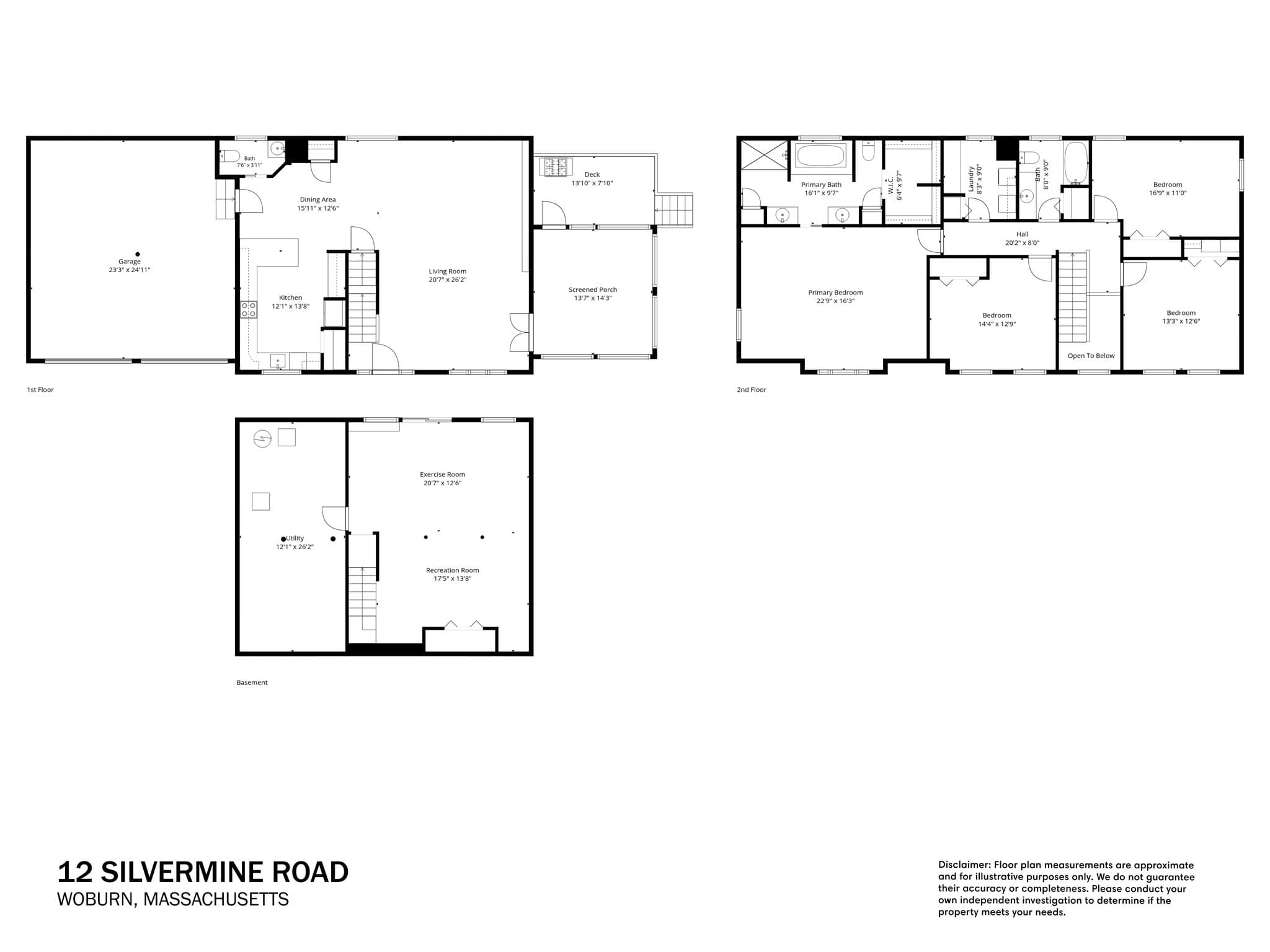 Single Family Residence at 12 Silvermine Road, Woburn MA 01801, photo 28 of 28