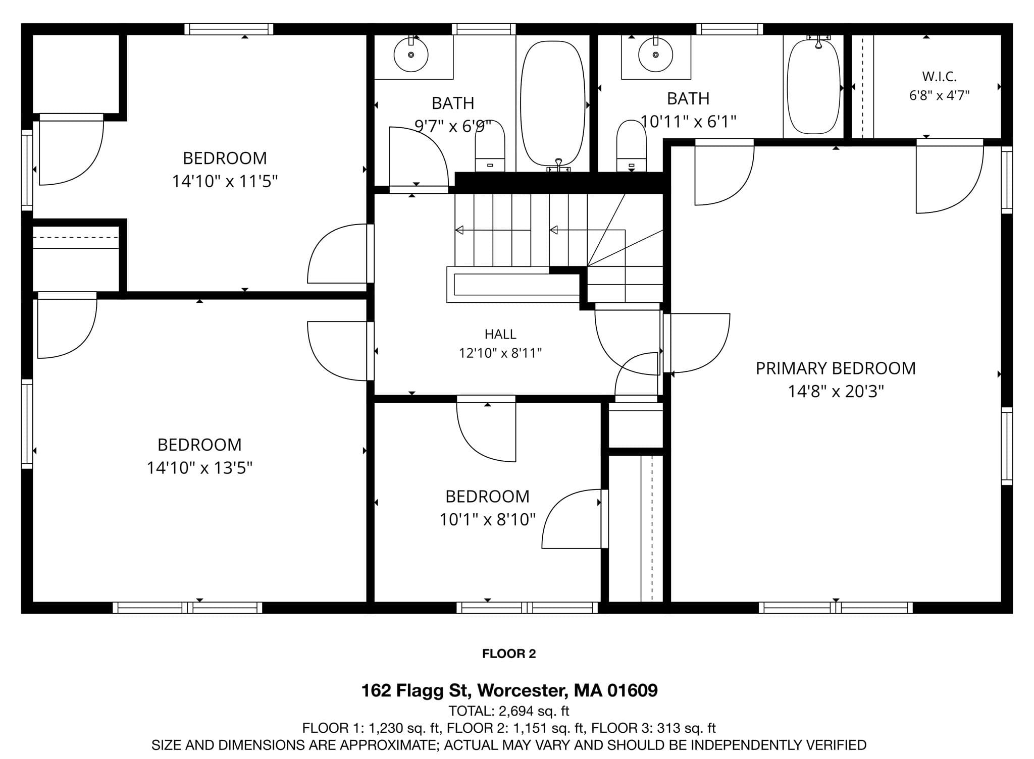 Single Family Residence at 162 Flagg St, Worcester MA 01609, photo 36 of 37