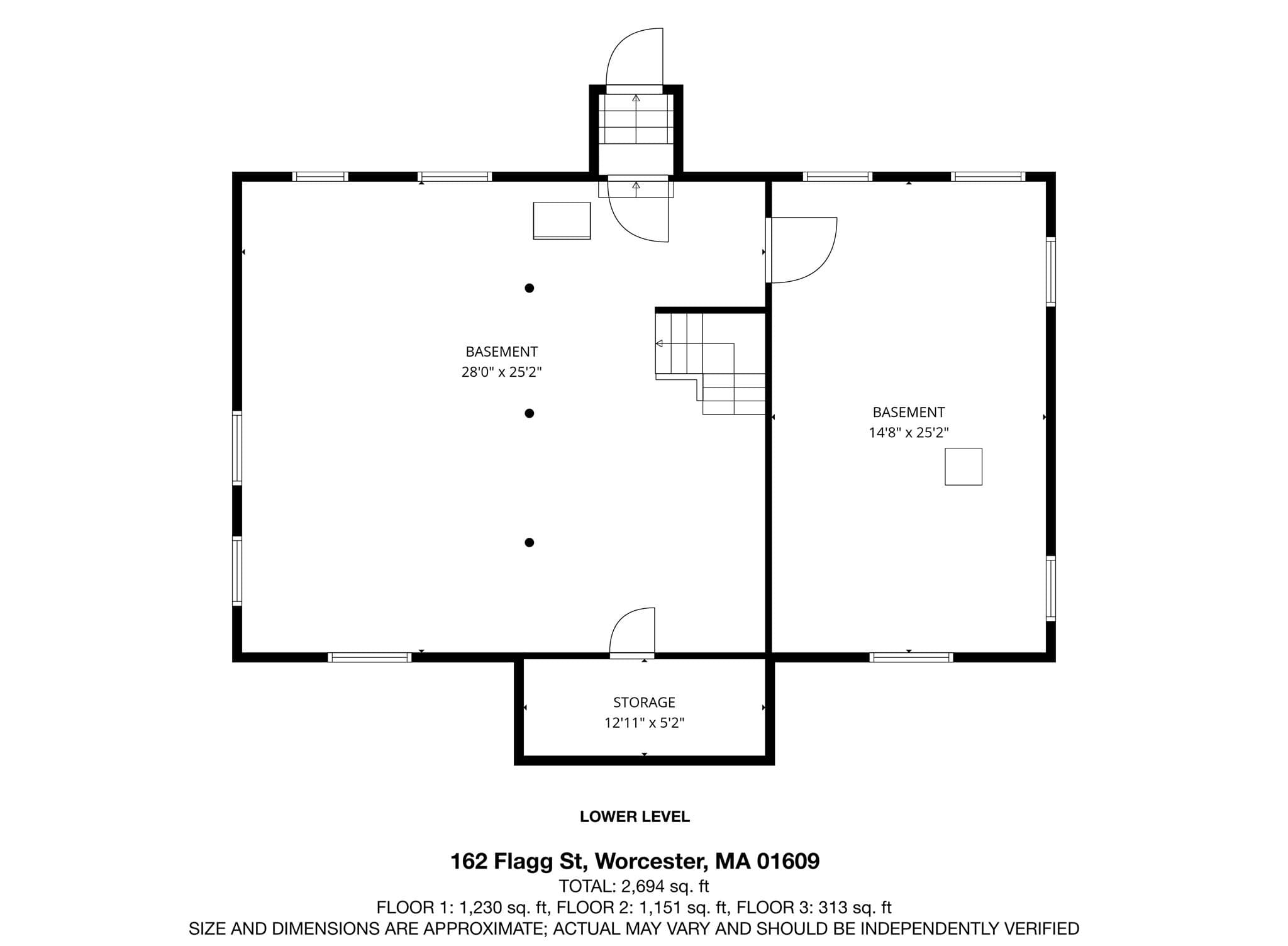 Single Family Residence at 162 Flagg St, Worcester MA 01609, photo 35 of 37