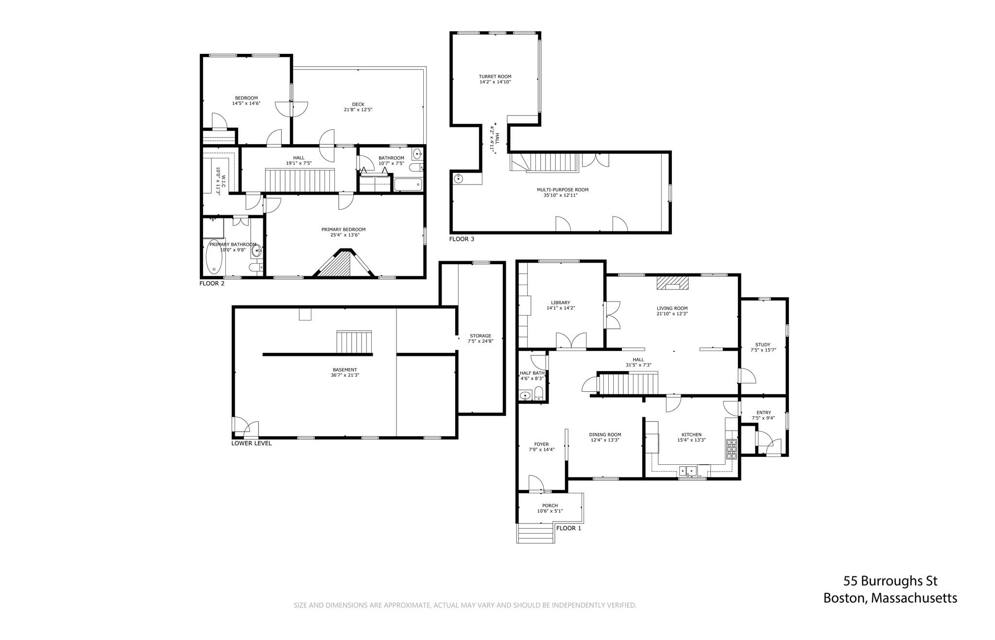 Condominium at 55 Burroughs Street # 55C, Boston MA 02130, Boston, photo 24 of 24