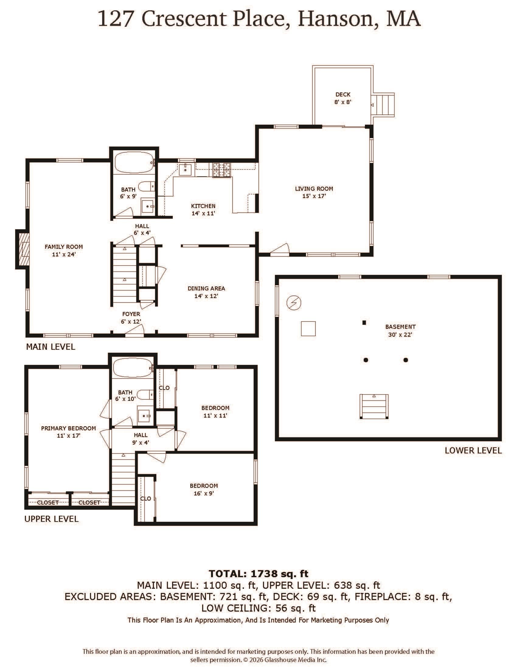 Single Family Residence at 127 Crescent Pl, Hanson MA 02341, photo 40 of 40