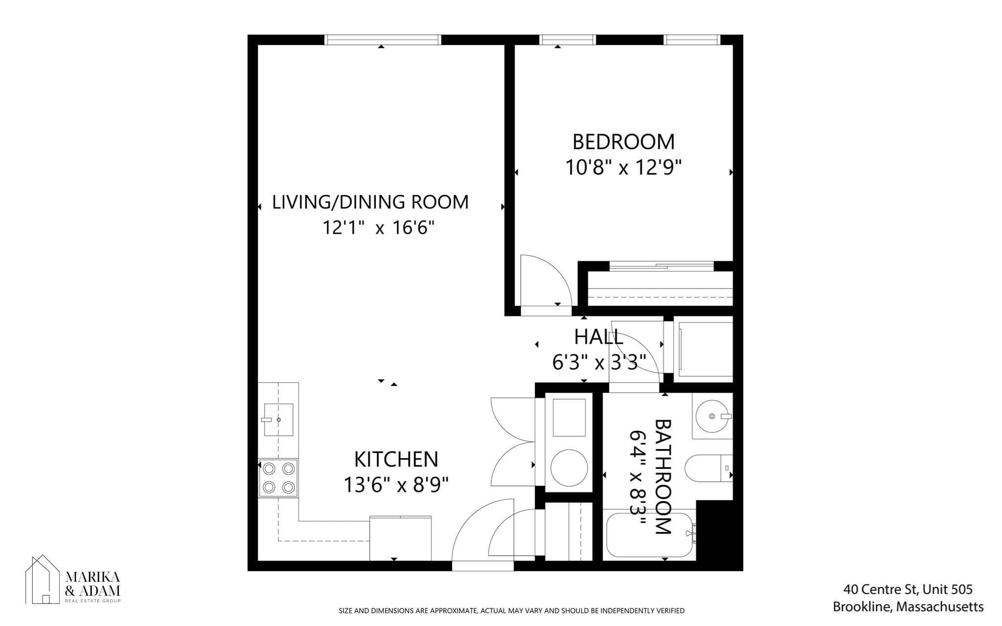 Apartment at 40 Centre Street # 305, Brookline MA 02446, photo 8 of 8