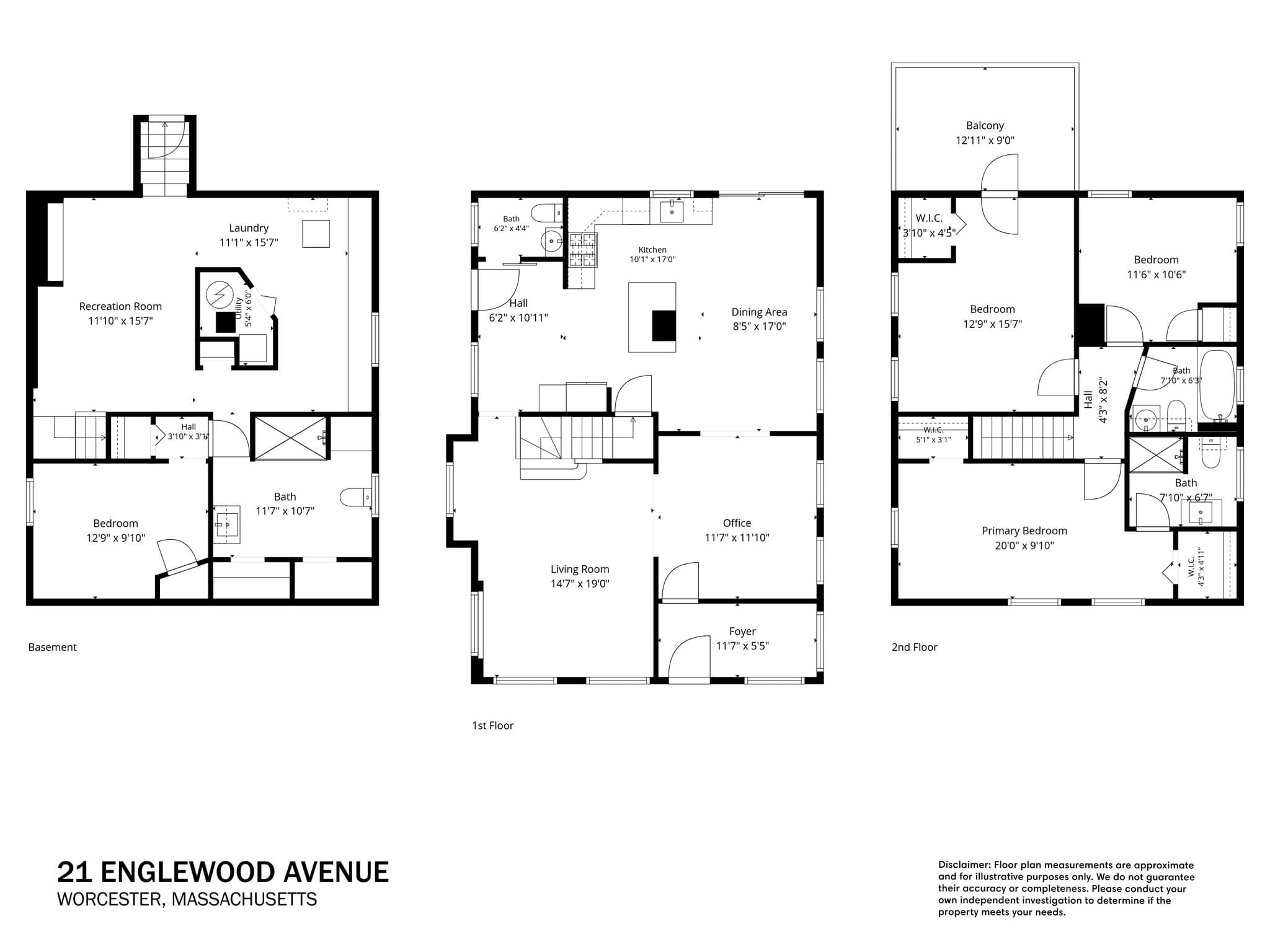 Single Family Residence at 21 Englewood Ave, Worcester MA 01603, photo 26 of 26