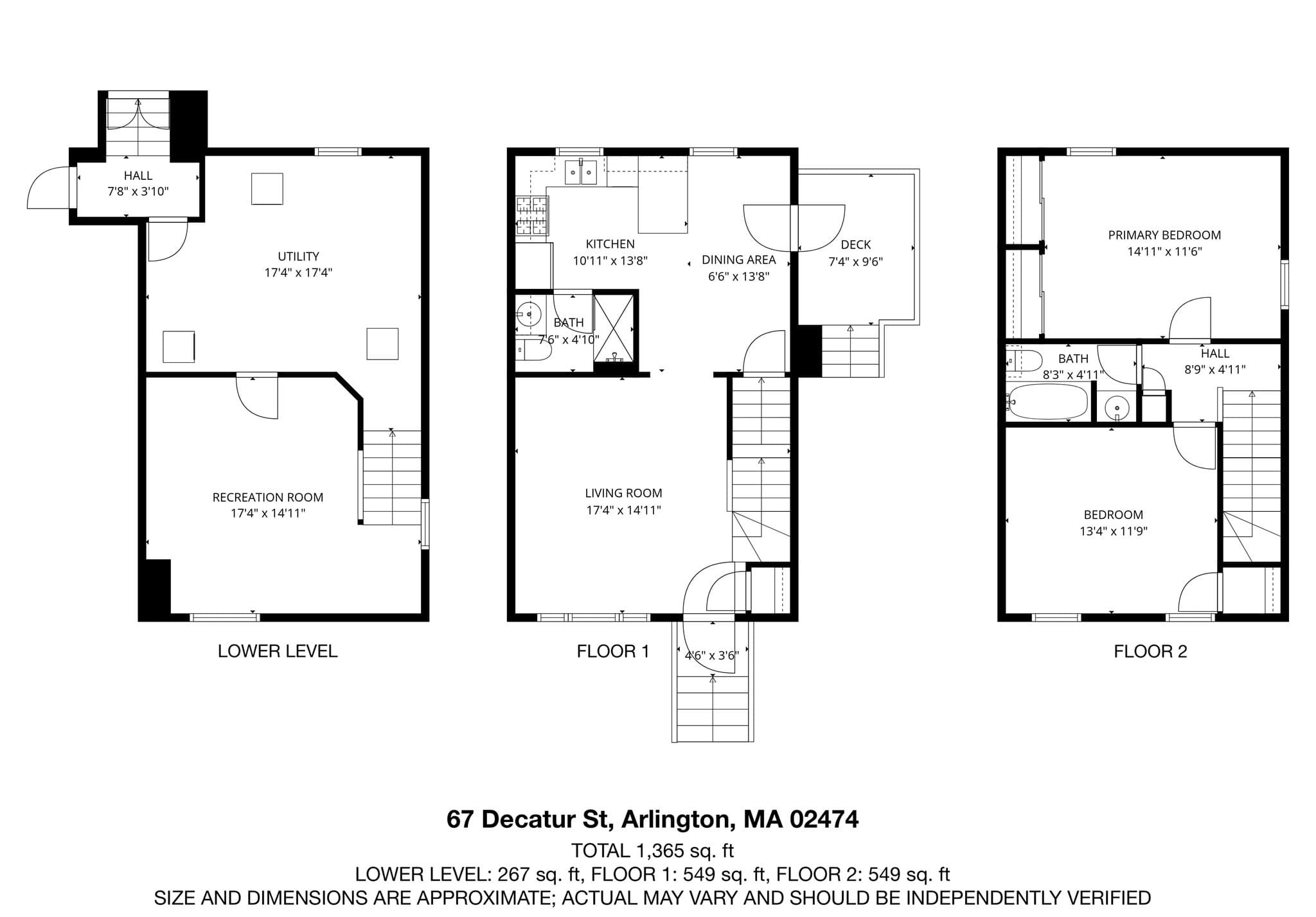 Condominium at 67 Decatur St # 67, Arlington MA 02474, photo 37 of 37