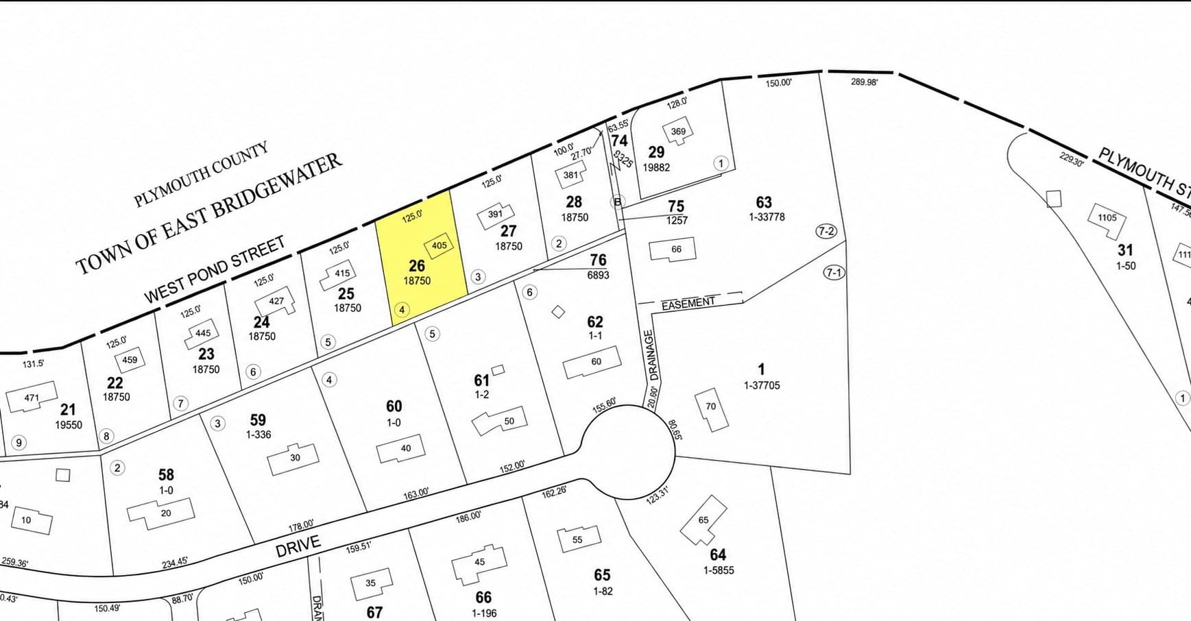 Single Family Residence at 405 W Pond St., Bridgewater MA 02324, photo 42 of 42