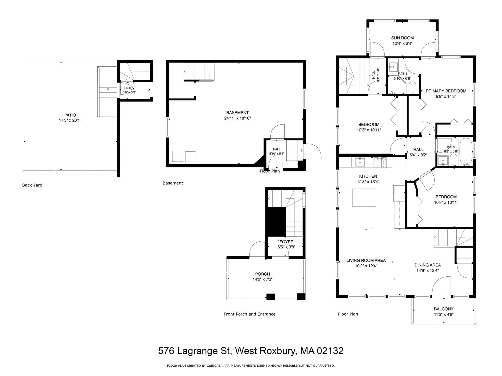 Condominium at 576 Lagrange St # 576, Boston MA 02132, photo 29 of 29