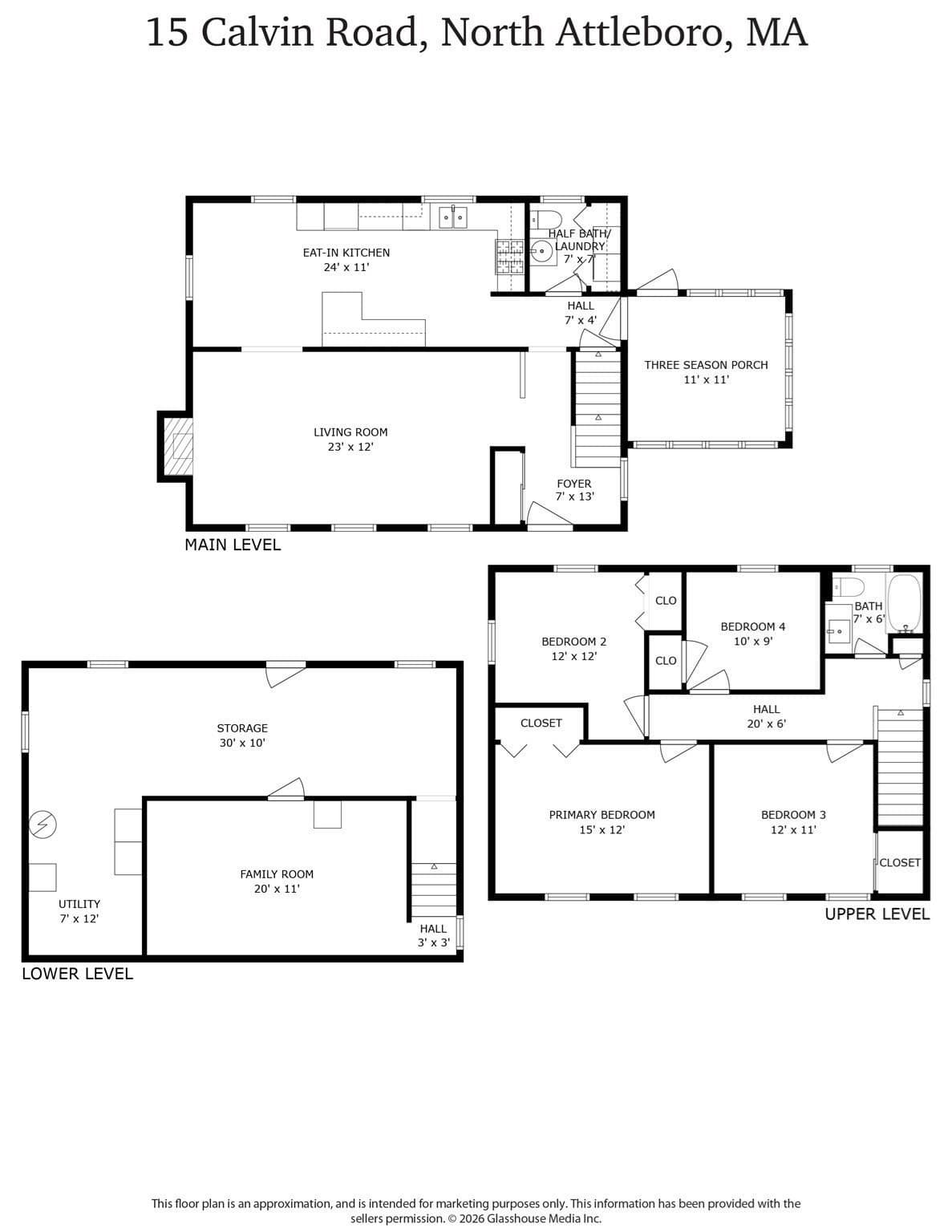 Single Family Residence at 15 Calvin Rd, North Attleboro MA 02760, photo 41 of 41
