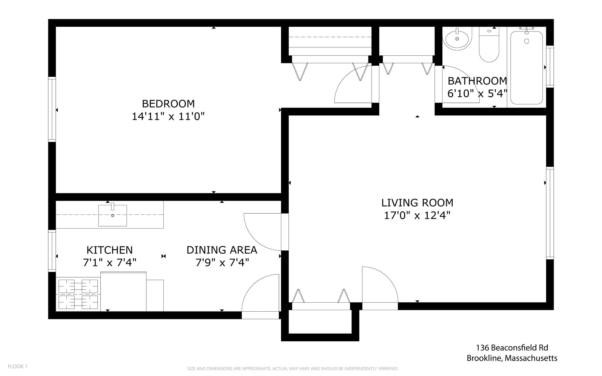 Condominium at 136 Beaconsfield Rd # 2, Brookline MA 02445, photo 17 of 17