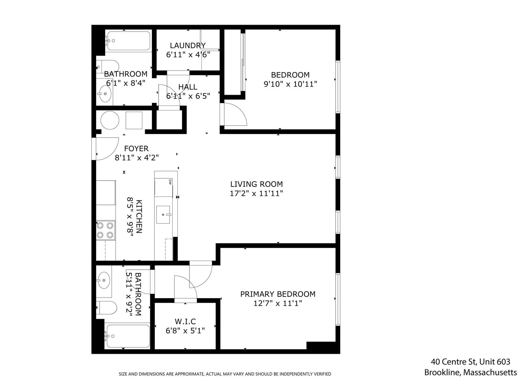 Apartment at 40 Centre St # 603, Brookline MA 02446, photo 13 of 13