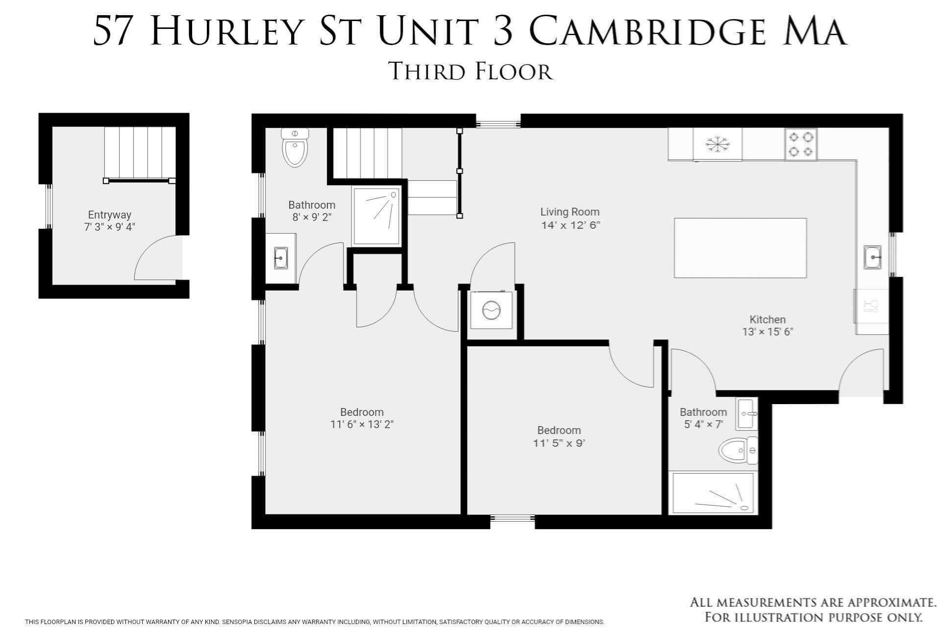 Condominium at 57 Hurley St. # 3, Cambridge MA 02141, photo 20 of 34