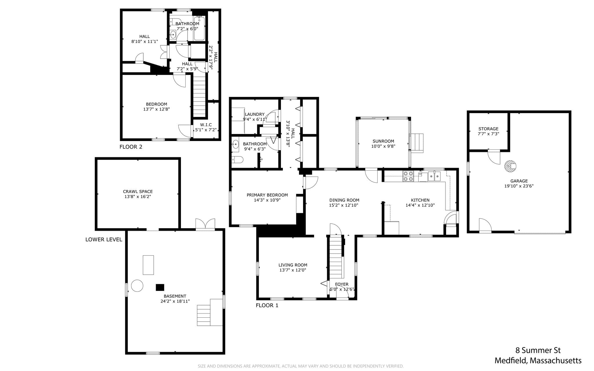 Single Family Residence at 8 Summer Street, Medfield MA 02052, photo 24 of 25