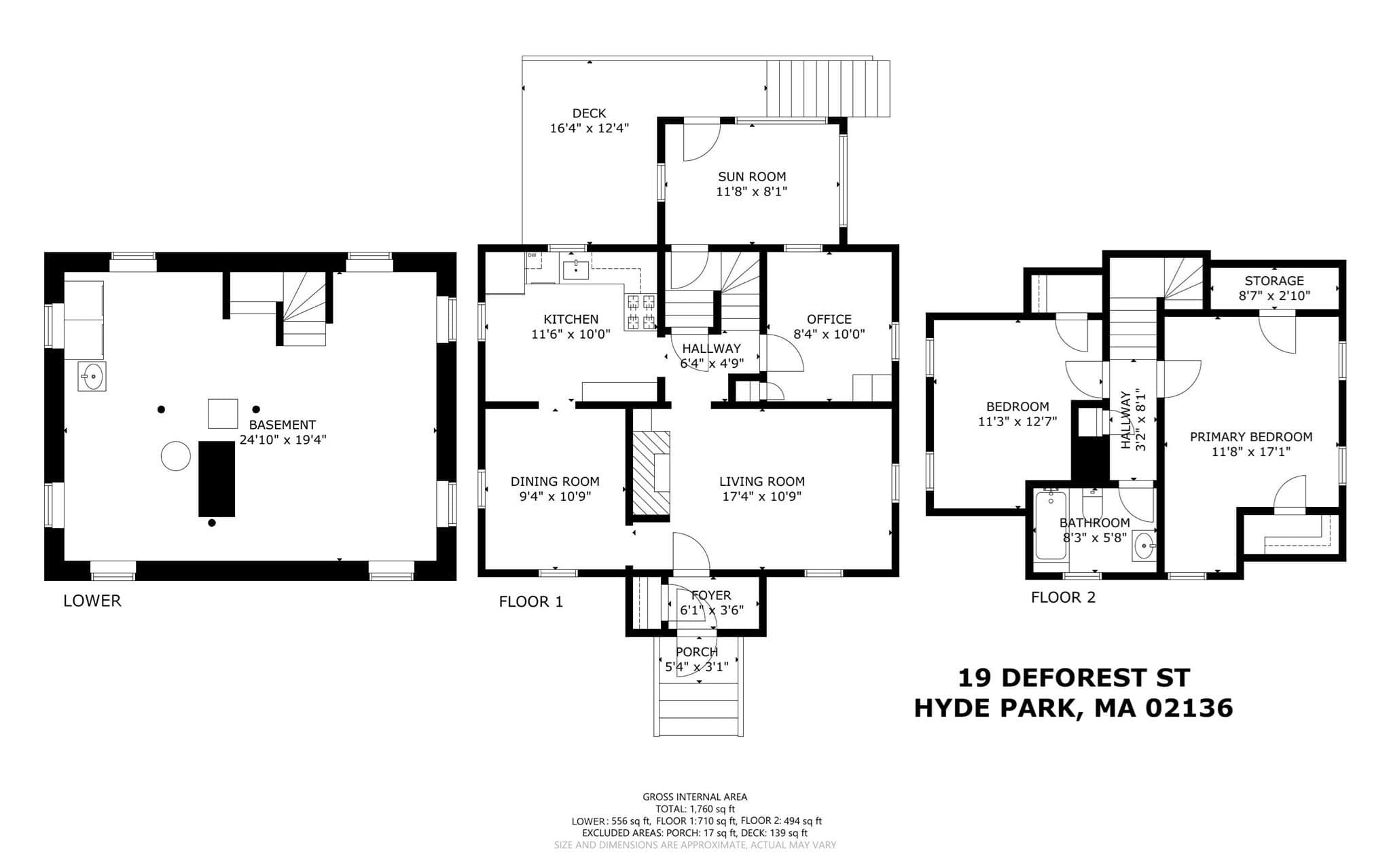 Single Family Residence at 19 Deforest St, Boston MA 02136, photo 33 of 42