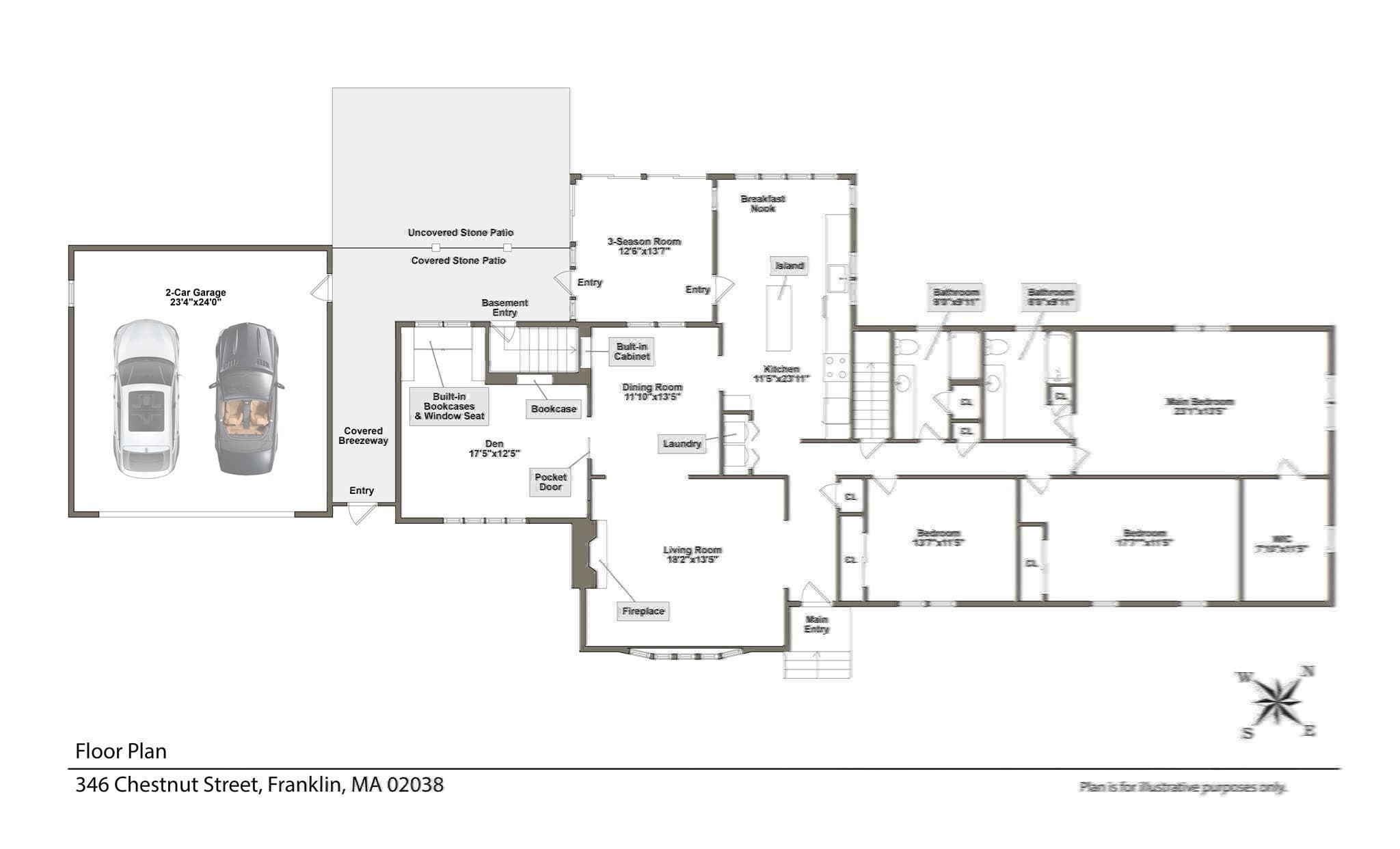 Single Family Residence at 346 Chestnut St, Franklin MA 02038, photo 41 of 42