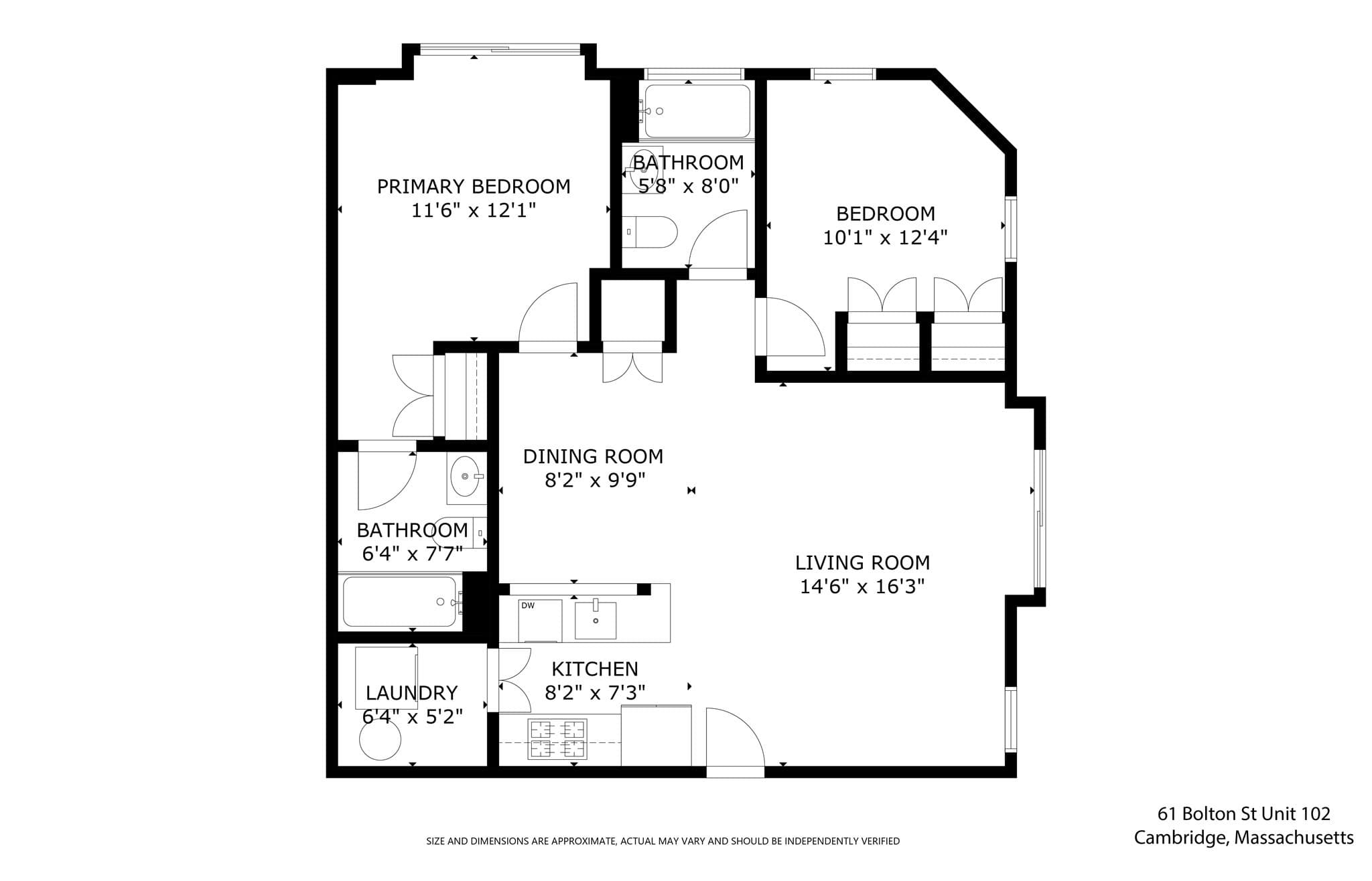 Condominium at 61 Bolton St # 102, Cambridge MA 02140, photo 18 of 19