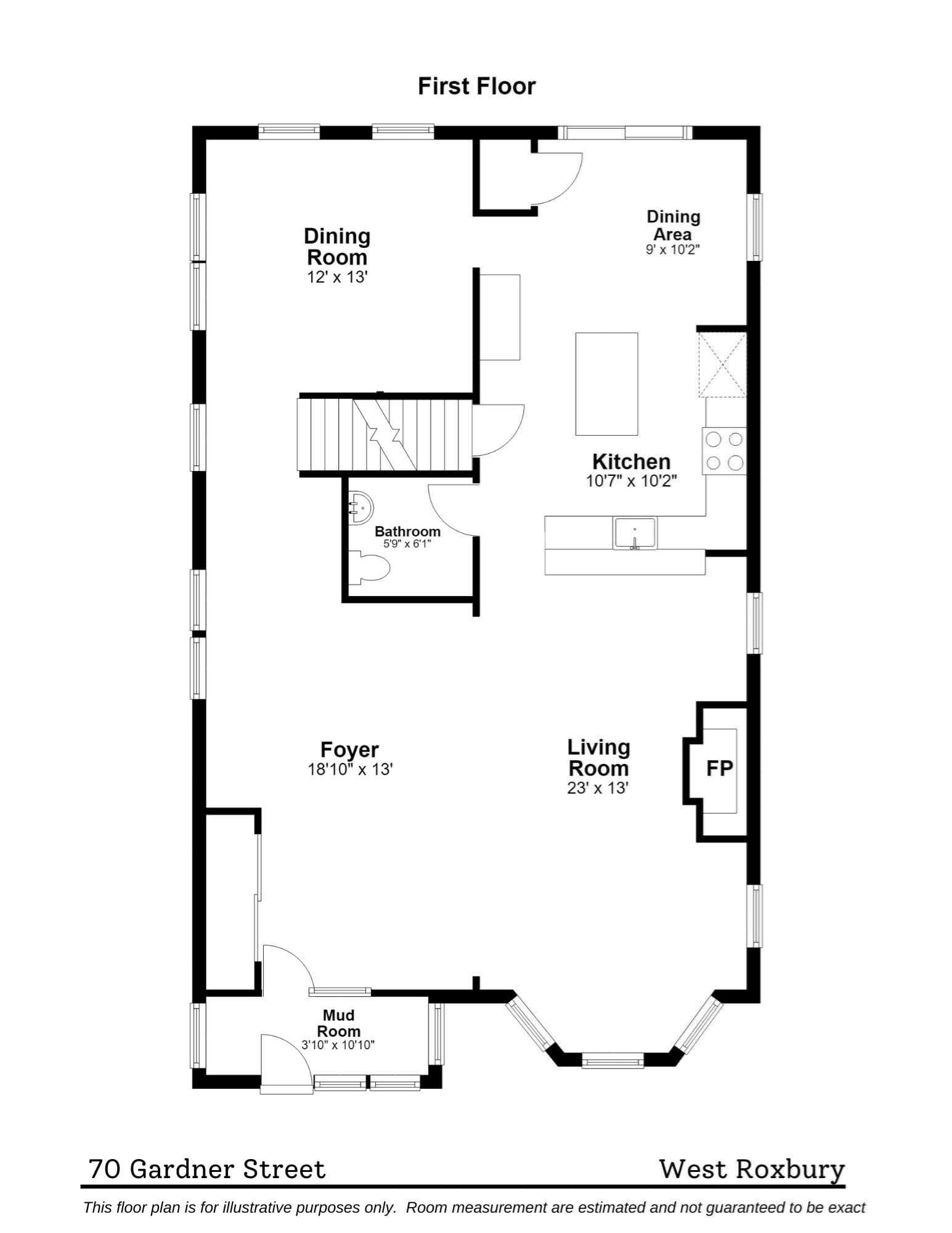 Single Family Residence at 70 Gardner St, Boston MA 02132, photo 41 of 42