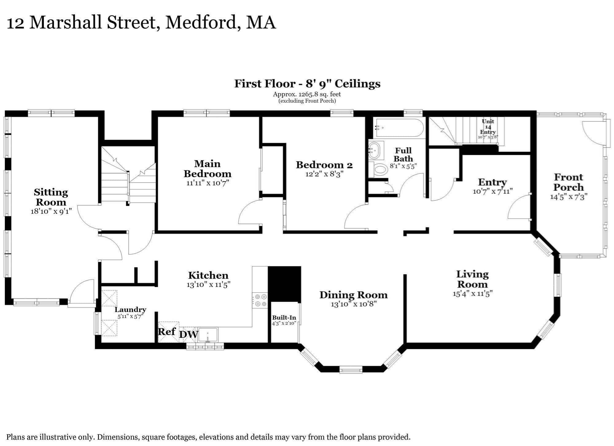 Multi Family at 12-14 Marshall Street, Medford MA 02155, photo 37 of 40