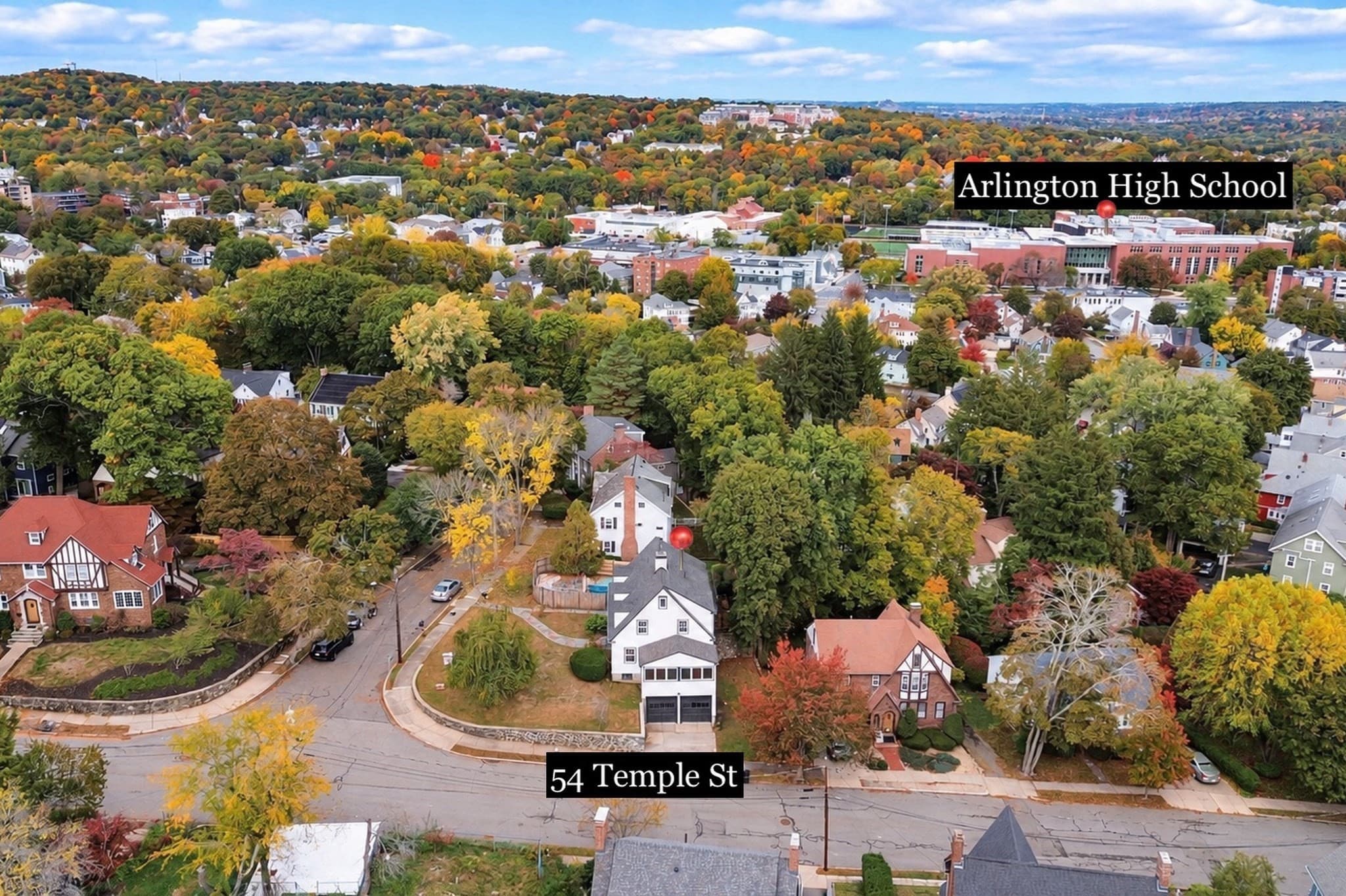 Single Family Residence at 54 Temple St, Arlington MA 02476, photo 24 of 34