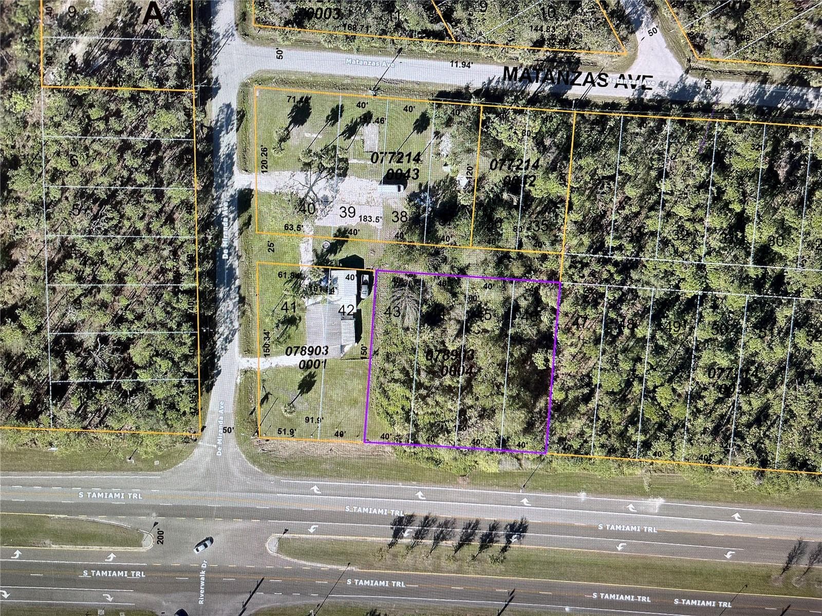 11151 TAMIAMI LOTS 43 44 45 & 46 TRL S