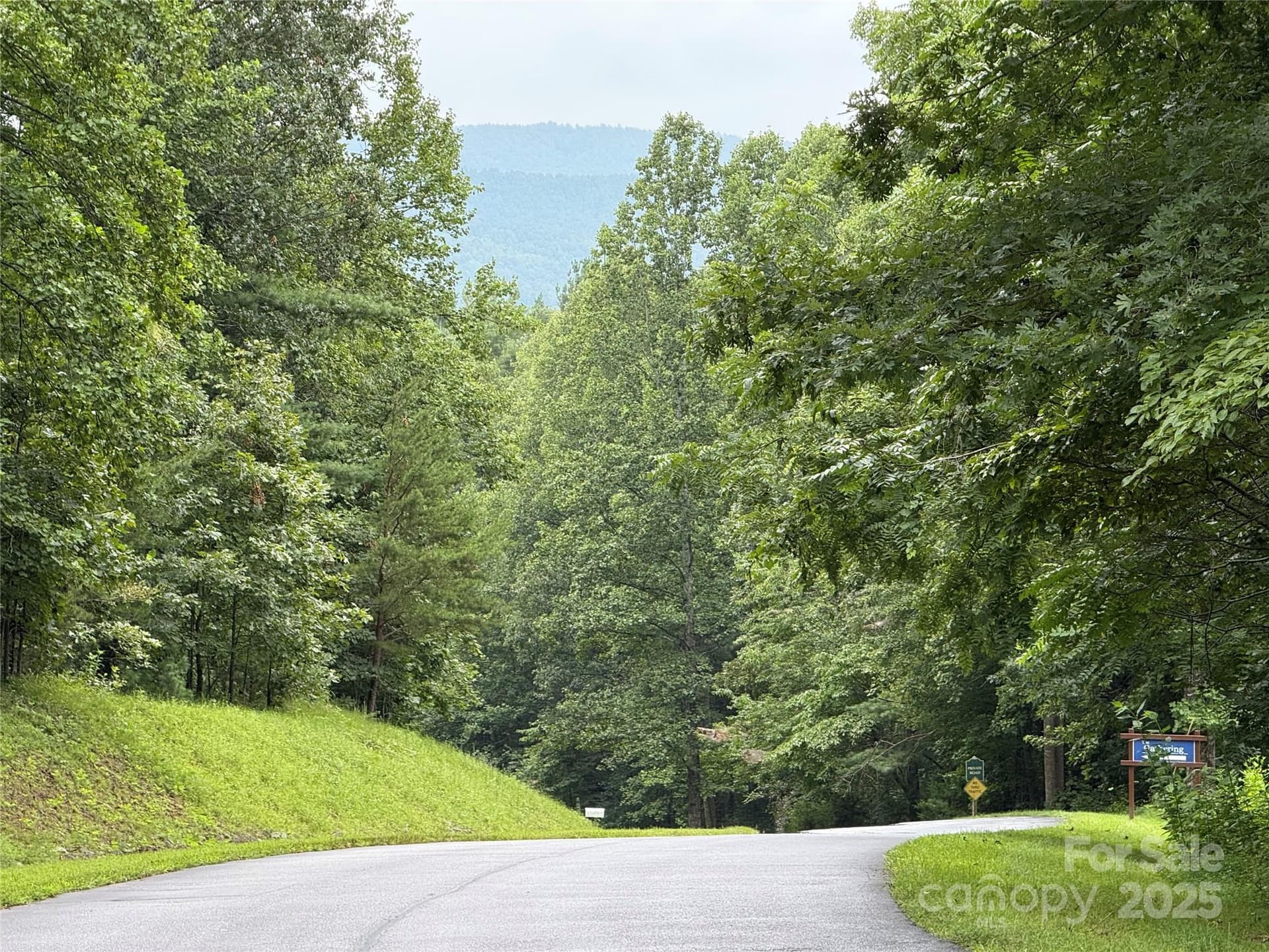 Entry road with mountains behind - Lot 23 Zinzendorf Lane, Moravian Falls