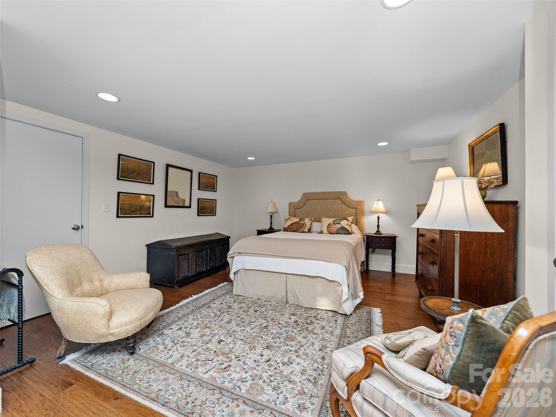 The private guest suite includes an en suite bath and garden access - 65 Crestwood Road, Asheville